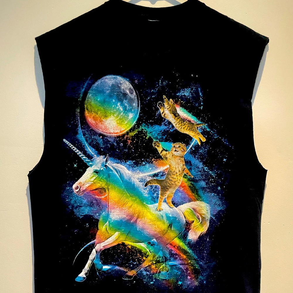 Unicorn & Kitten Space Magic shirt! 🌈